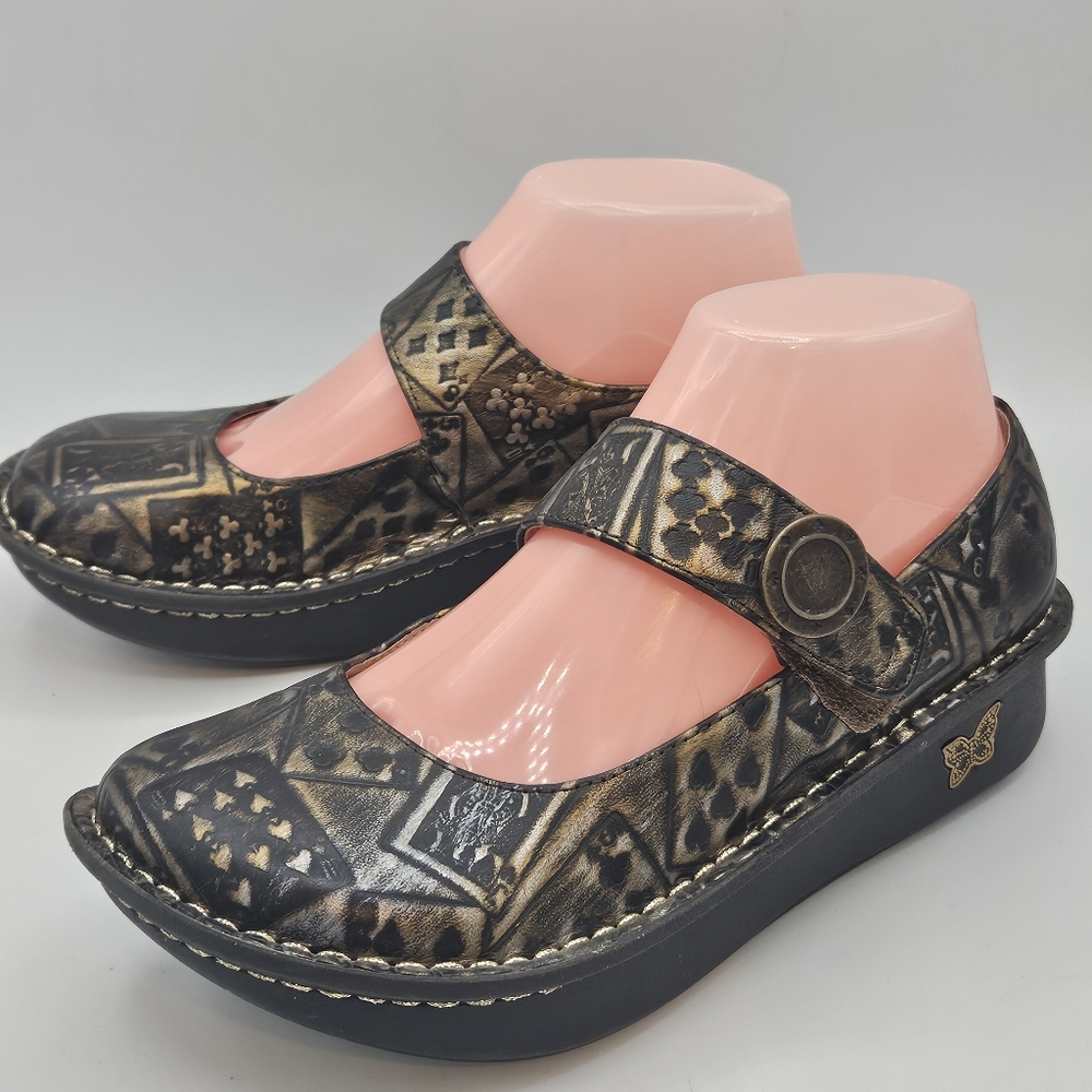 Alegria *rare poker cards* mary jane shoes size 36 US 6 / 6.5
